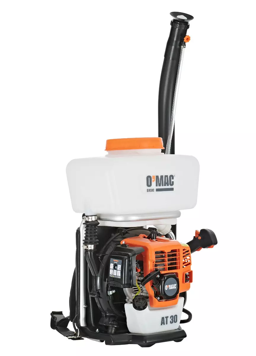 ATOMIZOR CU POMPĂ BOOSTER O-MAC AT 30, 3 CP, 2 TIMPI, 42.7 CC, POMPĂ AMORSARE, 10 M PULVERIZARE VERTICALĂ / 12 M PULVERIZARE ORIZONTALĂ, 14 L, BENZINĂ [3]