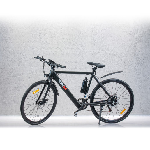 Bicicleta Electrica RKS W6 250W, Li-Ion 36V 7.8Ah, autonomie 35km, Negru [2]