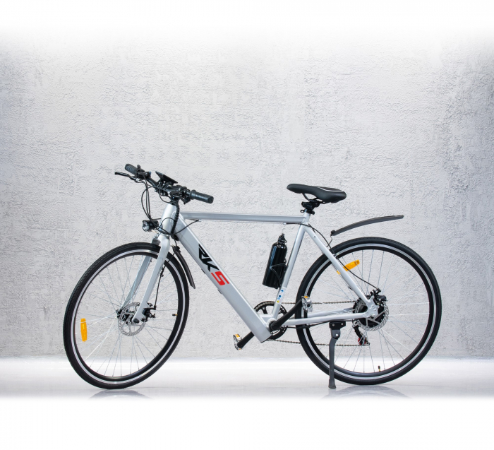 Bicicleta Electrica RKS W6 250W, Li-Ion 36V 7.8Ah, autonomie 35km, Negru [1]