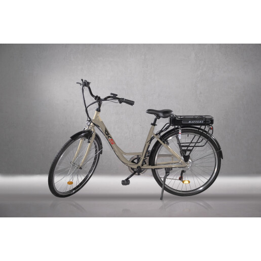 Bicicleta electrica RKS ZF6, 250W, Autonomie 35 km, Viteza maxima 25 km/h, Alb [1]