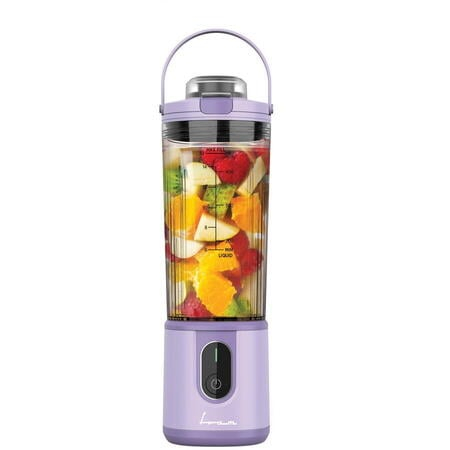 Blender portabil Fram FBP-P74PP, autonomie 10-15 min, 400 ml, Oprire automata, led, Mov [2]