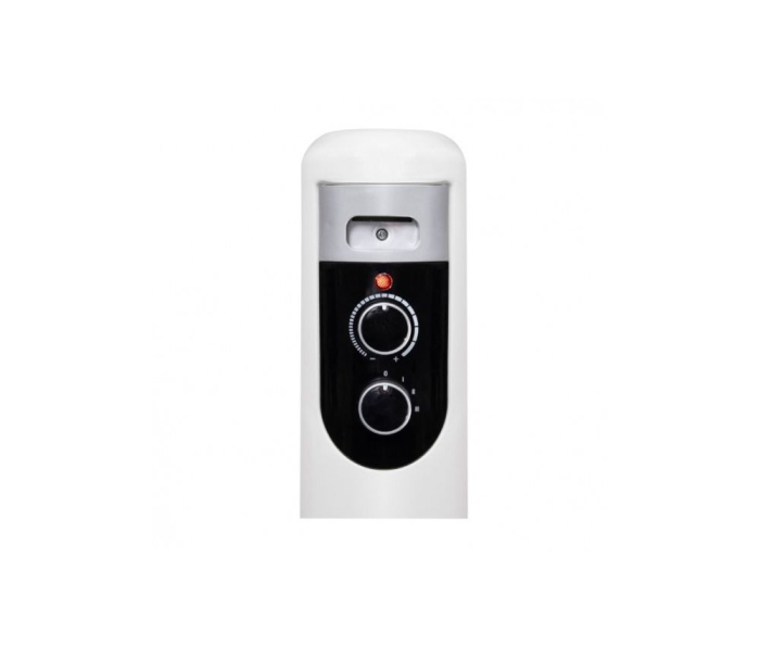 Calorifer electric Home FKOS 9 M, 2000 W, 9 elementi, 3 trepte de putere, Termostat reglabil, Protectie supra-incalzire, Indicator luminos, Alb [2]
