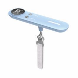 CANTAR DE BAGAJE HEINNER HLGS-50BL, 50KG, DISPLAY LCD, GRADARE: 50G, INDICATOR DEPASIRE GREUTATE, POSIBILITATE SETARE VALOARE, BATERII: 1 X CR2032 (INCLUSA), BLEU [2]