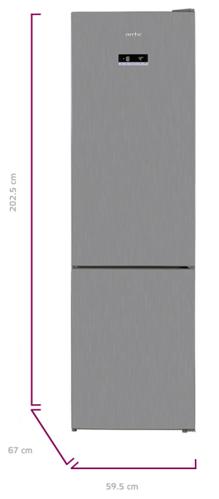 COMBINA FRIGORIFICA ARCTIC AK60406E40NFMT [3]