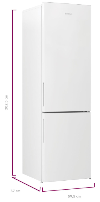 COMBINA FRIGORIFICA ARCTIC AK60406M40NFW [3]