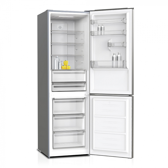 Combina frigorifica Daewoo RN-357DNFX,347 L, H 194 cm, No Frost, Clasa F, Inox [2]