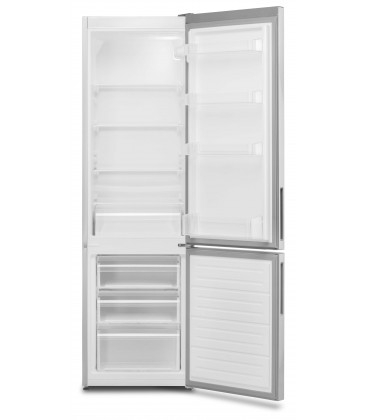 Combina frigorifica LDK CF-300IX, Clasa E, Capacitate 288 l, Less frost, Termostat reglabil, Iluminare LED, H 180 cm, Argintiu [2]