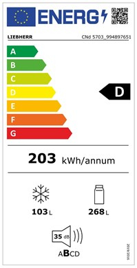 COMBINAÂ FRIGORIFICAÂ LIEBHERR CND 5703 [3]