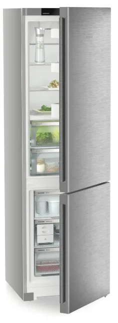 Combina frigorifica Liebherr CBNsda 572i Plus, NoFrost, BioFresh, 60 cm, 360 l, Sertar Meat & Dairy, SmartDeviceBox integrat, EasyTwist-Ice, Clasa A, SmartSteel [3]