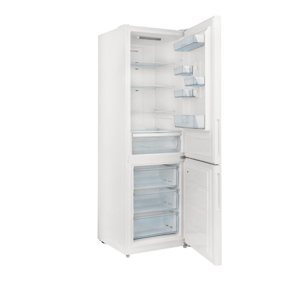 Combina frigorifica Total No Frost Daewoo DNF-310MEW-1, volum net 310L (224/86), clasa E, control electronic, iluminare LED, nivel zgomot redus 41 dB, inghetare rapida, Alb [3]