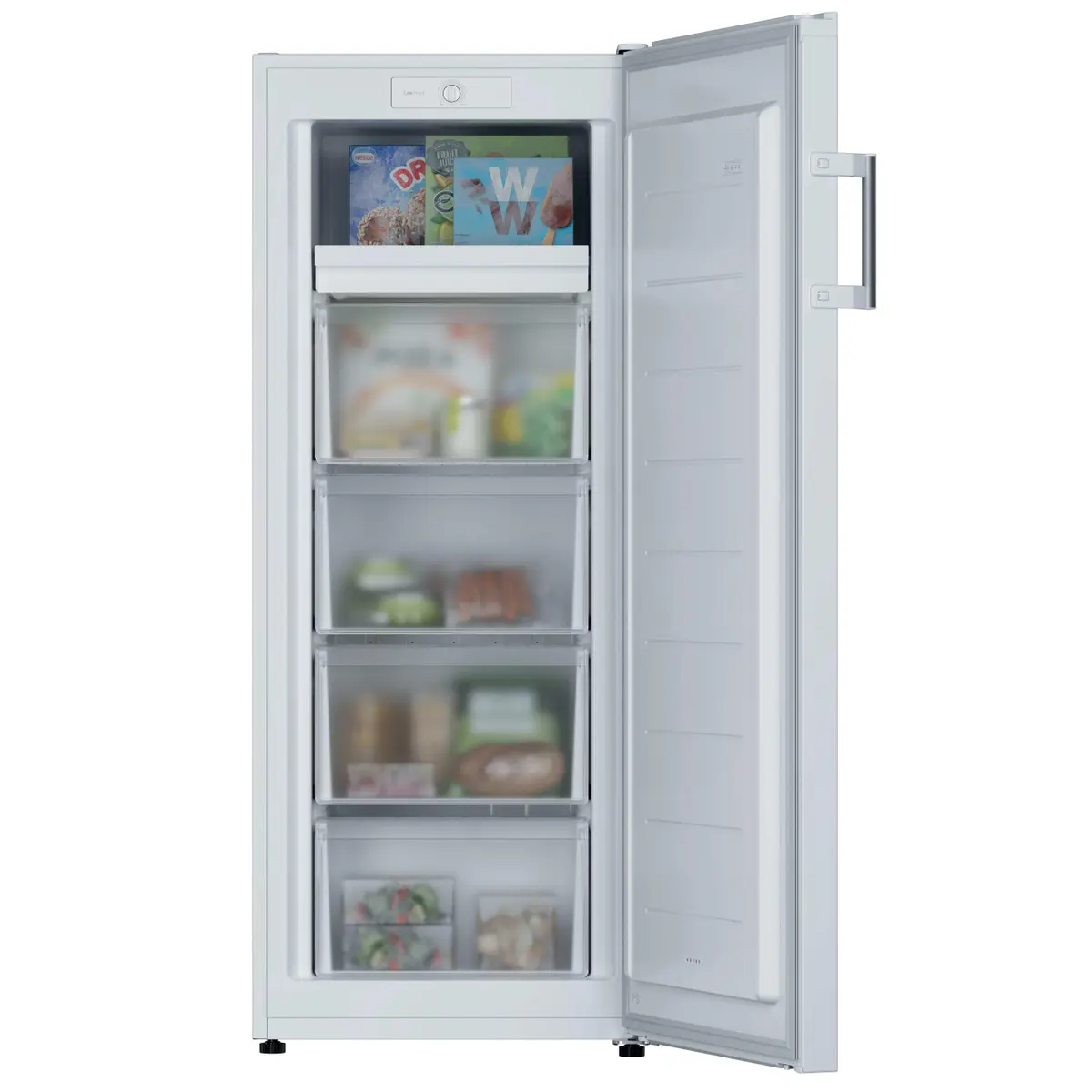 Congelator Candy CNUQ2L513EWH, 5 sertare, 169 litri, 138 cm, Clasa E (Alb) [2]