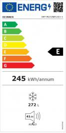 CONGELATOR HEINNER HFF-M272NFCXE++, NO FROST, 272L, CLASA E, FUNCTIONARE CONVERTIBILA FRIGIDER/CONGELATOR, DISPLAY, CONTROL ELECTRONIC, FUNCTIE SUPER CONGELARE, LUMINA LED, ARGINTIU [2]