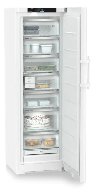 Congelator Liebherr FNc 527i Peak, NoFrost, 60 cm, 277 L, EasyTwist-Ice, SpaceBox, SmartDeviceBox, EasyOpen, SuperFrost, Clasa C, Alb [2]