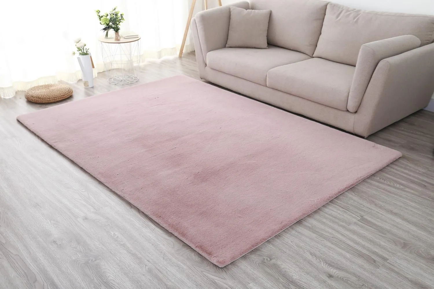 Covor Heinner Shaggy soft blanita Roz Pudra 200x300 cm [2]