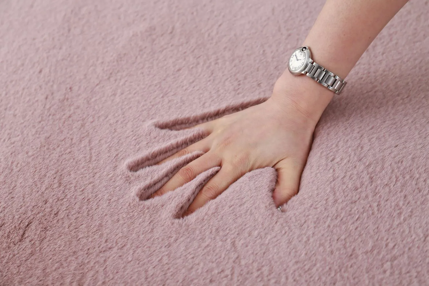 Covor Heinner Shaggy soft blanita Roz Pudra 200x300 cm [3]