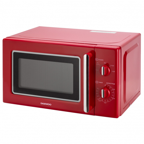 Cuptor cu microunde Daewoo KOR-6S20R , 20 l, 700 W, Mecanic, Rosu [1]