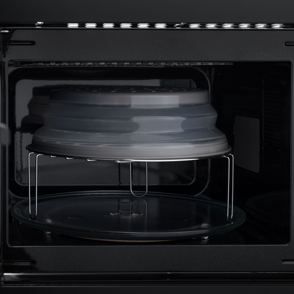 Cuptor cu microunde incorporabil Daewoo KOC-25GB-2, 25 litri, 850W, Grill 1200W, control digital, 8 programe predefinite, capac, protector, diametru platou 315 mm, Negru [4]