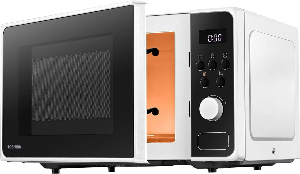 Cuptor Cu Microunde, Toshiba MM2-AM23PFWH, 23 Litri, 800 W, Alb-Negru [3]