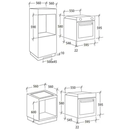 Cuptor incorporabil Candy FCTS886X WIFI, Electric, 70 l, Autocuratare Pirolitica & Aquactiva, WiFi, STEAM, Clasa A, Inox [2]