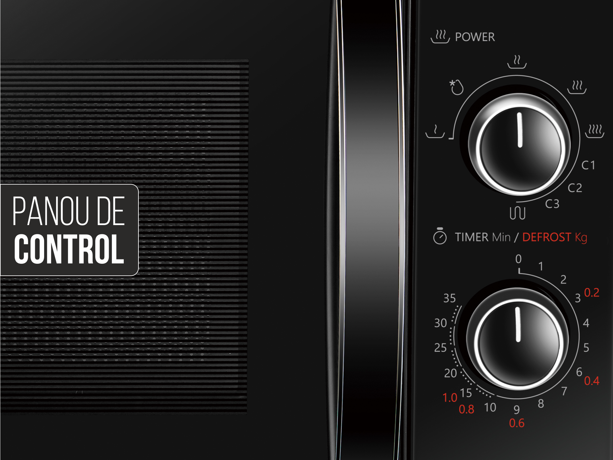 CUPTOR MICROUNDE TOSHIBA MW-MG20PBK [2]