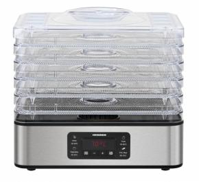 DESHIDRATOR HEINNER DRYMASTER PRO HFD-K400SS, 200-400W, ECRAN LED SI COMANDA ELECTRONICA, 5 TAVI DIN OTEL INOXIDABIL, TAVA PENTRU RULOURI DE FRUCTE, TEMPERATURA: 35-70C, TIMER: 30 MIN - 48H, PROTECTIE [3]