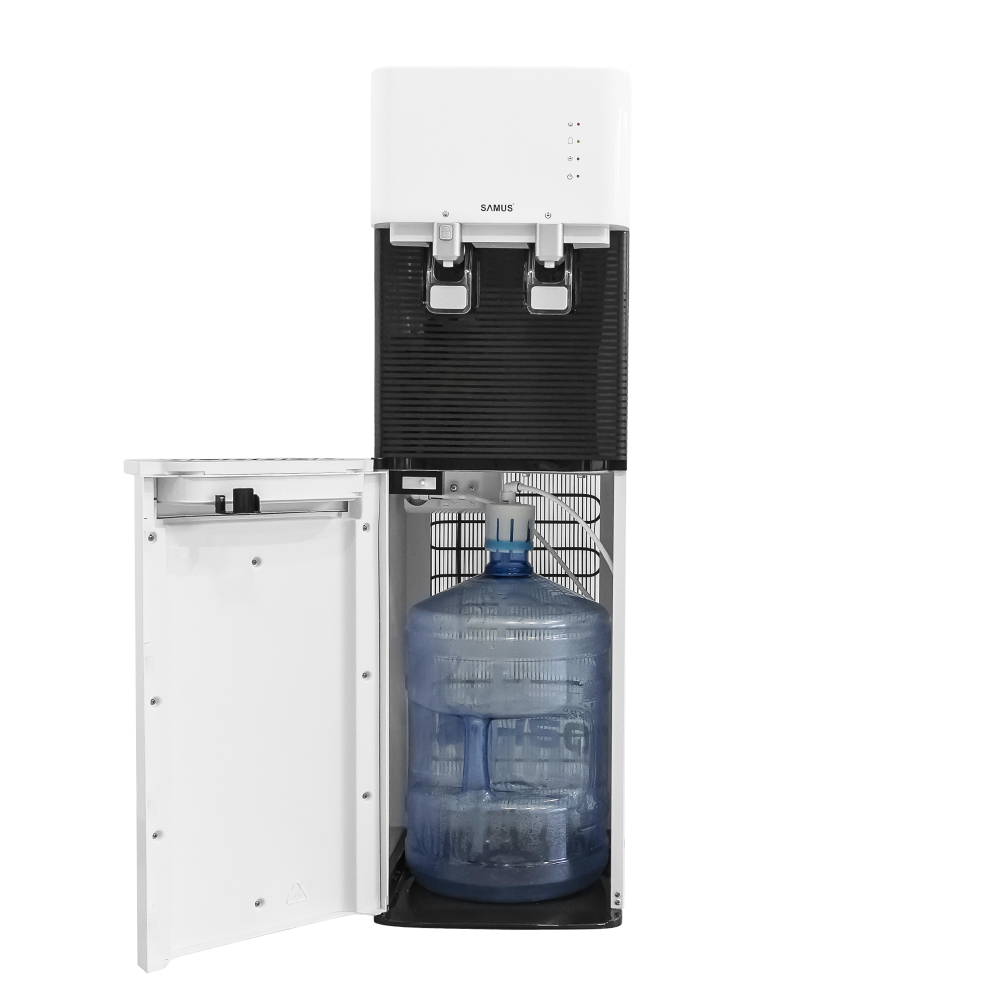 DOZATOR DE APA DE PODEA CU COMPRESOR WDSF-253CW, PUTERE INCALZIRE APA: 500 W, DEBIT MAXIM APA CALDA: 5 LITRI/H, BIDON 11/19 LITRI, DEBIT MAXIM APA RECE: 2 LITRI/H, PUTERE RACIRE APA: 85 W [3]