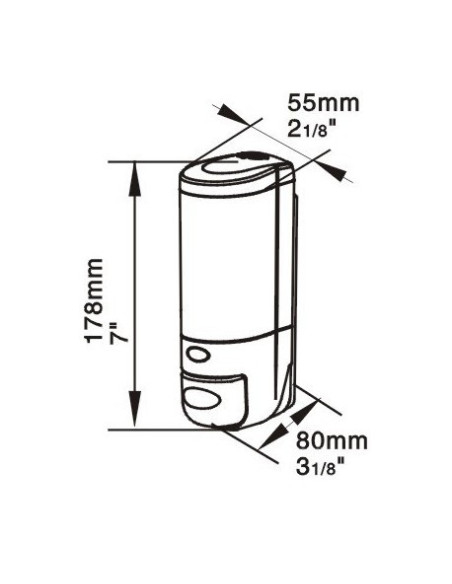DOZATOR HOTELIER LIMPIO SD 28, 280 ML, ARGINTIU [2]