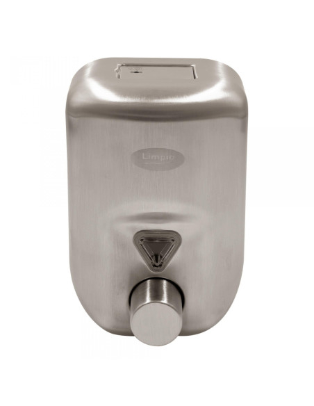 DOZATOR SAPUN LICHID LIMPIO SD82, INOX SATINAT, MONTAJ SUSPENDAT, 820 ML [2]
