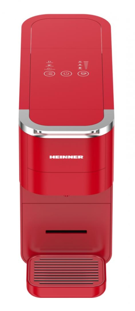 Espressor cu capsule HEINNER HEMC-DD15RED, 1525 W, Rezervor 1.5 l, Ecran digital si control tactil, Compatibil cu Nespresso, Dolce Gusto, Ese Pods/Pudra Rosu [2]
