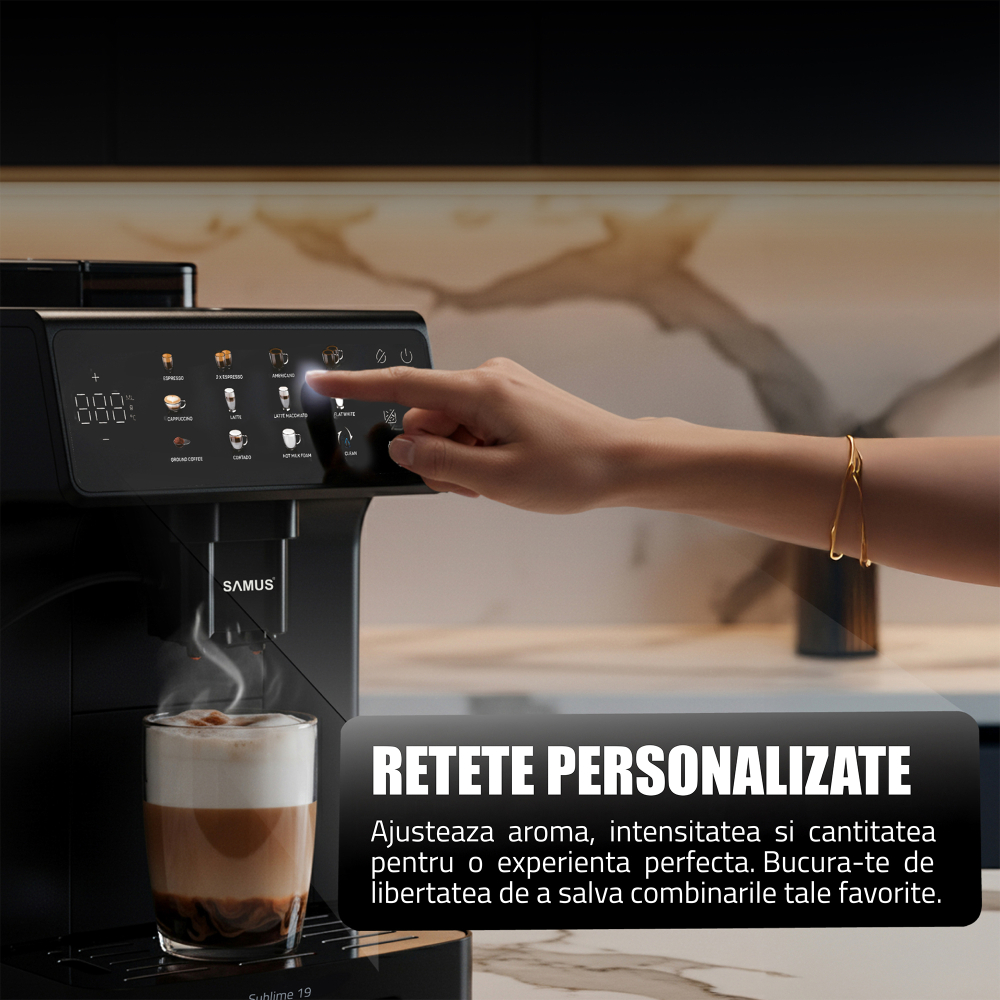 ESPRESSOR SAMUS SUBLIME 19, ESPRESSOR AUTOMAT, NEGRU [2]