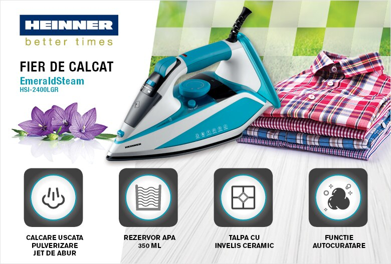 FIER DE CALCAT HEINNER EMERALDSTEAM HSI-2400LGR [3]