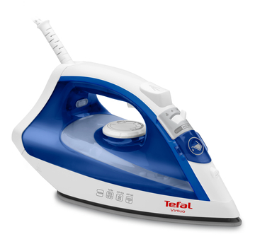 Fier de calcat Tefal Virtuo FV1711E0, 1800W, jet de abur 80 g/ min, abur variabil 0-24 g/ min, rezervor apa 200 ml, functie anticalcar, sistem antipicurare, albastru [3]