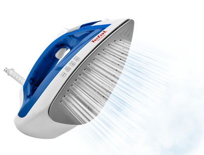Fier de calcat Tefal Virtuo FV1711E0, 1800W, jet de abur 80 g/ min, abur variabil 0-24 g/ min, rezervor apa 200 ml, functie anticalcar, sistem antipicurare, albastru [2]