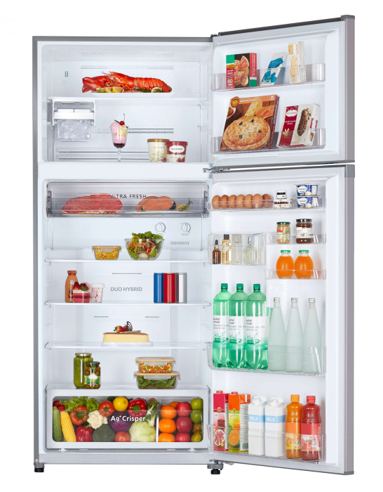 Frigider Toshiba GR-RT820PMJ-BS-1, 611 l, H 184 cm,NoFrost, Compresor inverter, Icemaker, Antibacteria Ag+, Clasa E, Inox [2]