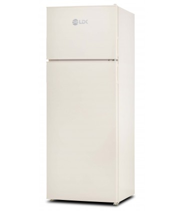 rigider cu doua usi LDK LF-220EB E BEJ , Capacitate 213 l, Less Frost, Termostat ajustabil, Iluminare LED, H 144 cm, Bej [1]