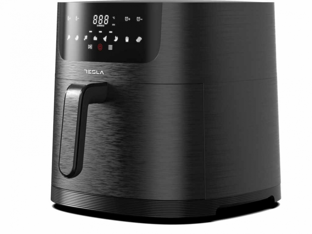 Friteuza aer cald Tesla AF800B, 8 L, 1800WPanou digital, 8 programe, Negru [4]