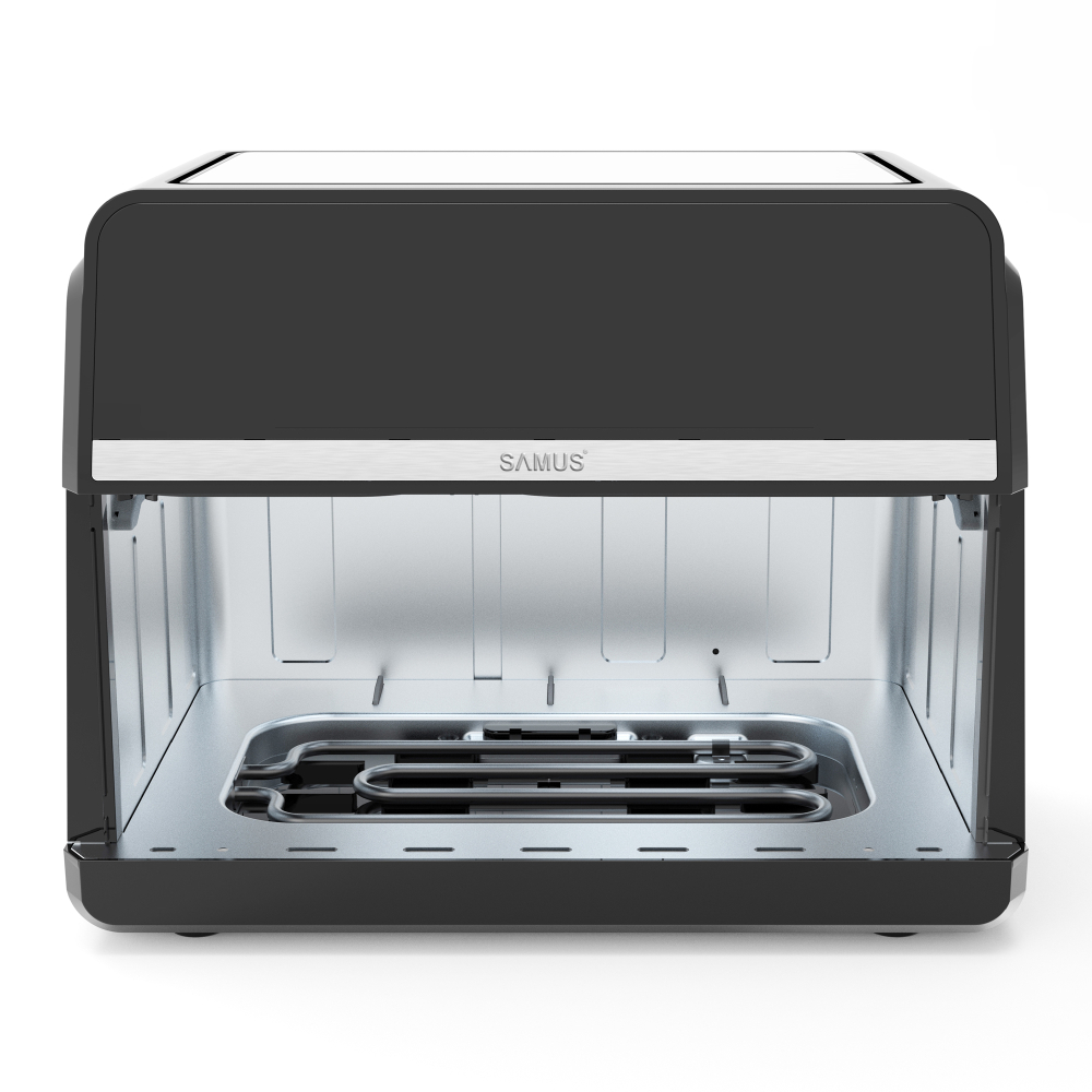 FRITEUZA CU AER CALD SAMUS AF9DUO-S2600DW, 2600 W, 9 LITRI, TOUCH CONTROL, 10 PROGRAME [3]