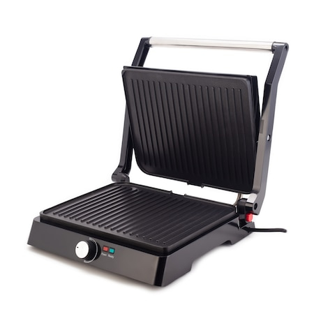 Gratar electric Daewoo DG2500B, 2400 W, placi antiaderente, suprafata de gatire 29x23 cm, termostat, Negru [3]