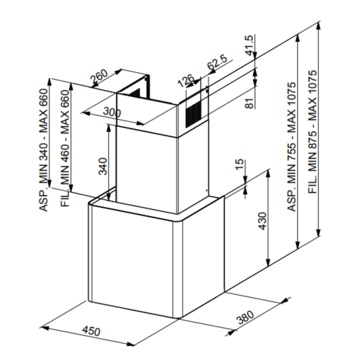 HOTA DECORATIVA FABER 335.0533.563 LITHOS EG6 BK LED A45 [2]