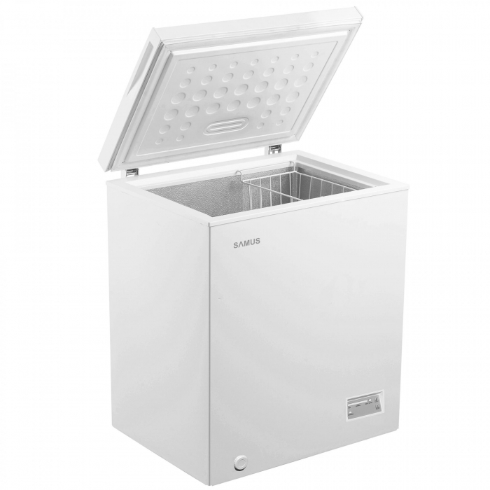 Lada Frigorifica Samus LS168E, 142 L, H 85 cm, Fast Freeze, Panou control electronic cu leduri, Clasa energetica E,Alb [2]