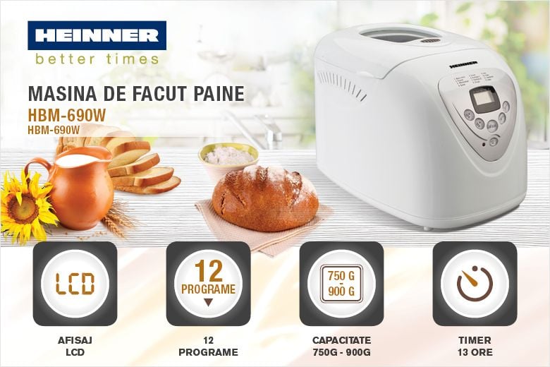 MASINA DE PAINE HEINNER HBM-690 W [3]