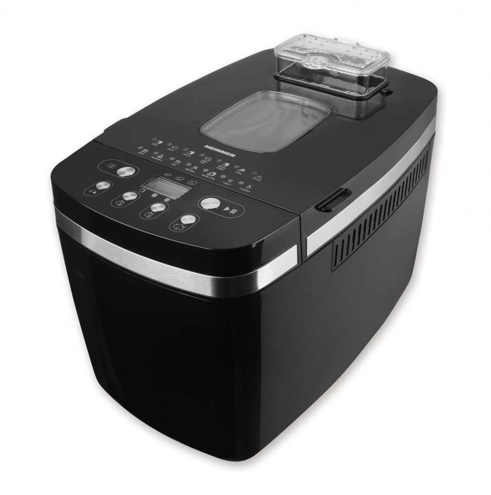 Masina de paine HEINNER HBM-D850BK2P, 14 programe, Timer 13 ore, Functie mentinere temperatura, Control digital Negru/Argintiu [1]