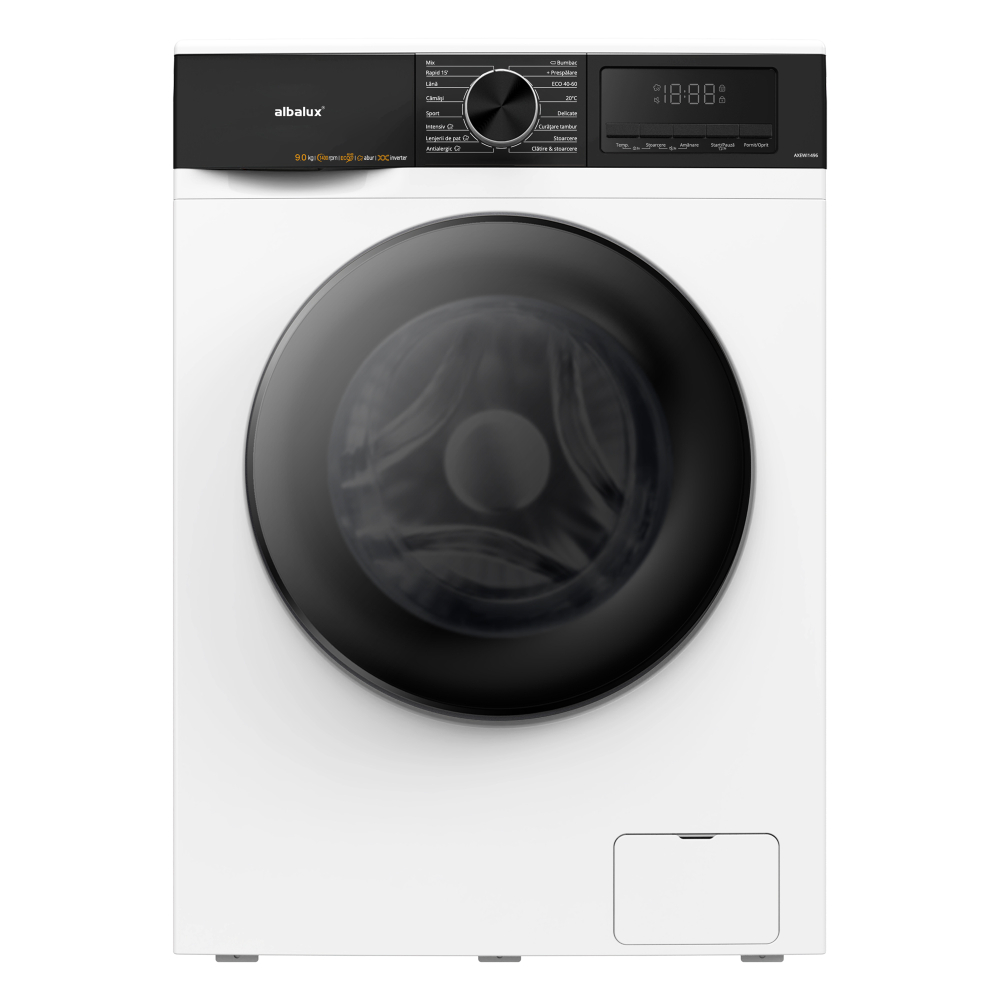 MASINA DE SPALAT RUFE ALBALUX AXEWI1496, CLASA ENRGETICA A, CAPACITATE 9 KG, CULOARE ALB [2]