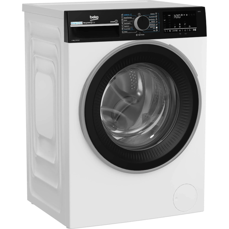 MASINA DE SPALAT RUFE BEKO B3WFU48415WBPBES, 8 KG, 1400 RPM, CLASA A, STEAMCURE, ADDXTRA, MOTOR PROSMART INVERTER, AUTOCLEAN DETERGENT DRAWER, ALB [2]