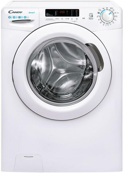 Masina de spalat rufe Candy Smart CS1482DW4/1-S, 8 kg, 1400 RPM, Display Digital, Mix Power Systems, Clasa B, Alb [1]