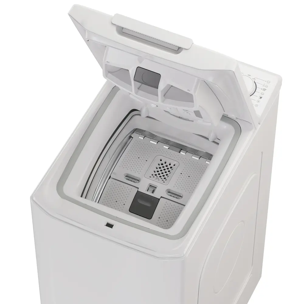 Masina de spalat rufe cu incarcare verticala Candy TCA273D3-S, 7 kg, 1200 RPM, Display 3D,Wifi,Mix Power Systems, Gentle touch opening, Clasa C, Alb [2]