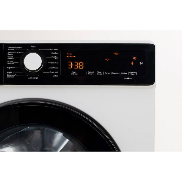 Masina de spalat rufe cu uscator LDK Higeea 8614DIA, 8 Kg spalare, 6 kg uscare, Prespalare, Calcare usoara, Anti-Alergic, Selectare timp uscare, Selectare nivel temperatura, Amanare pornire, Clasa E, [3]