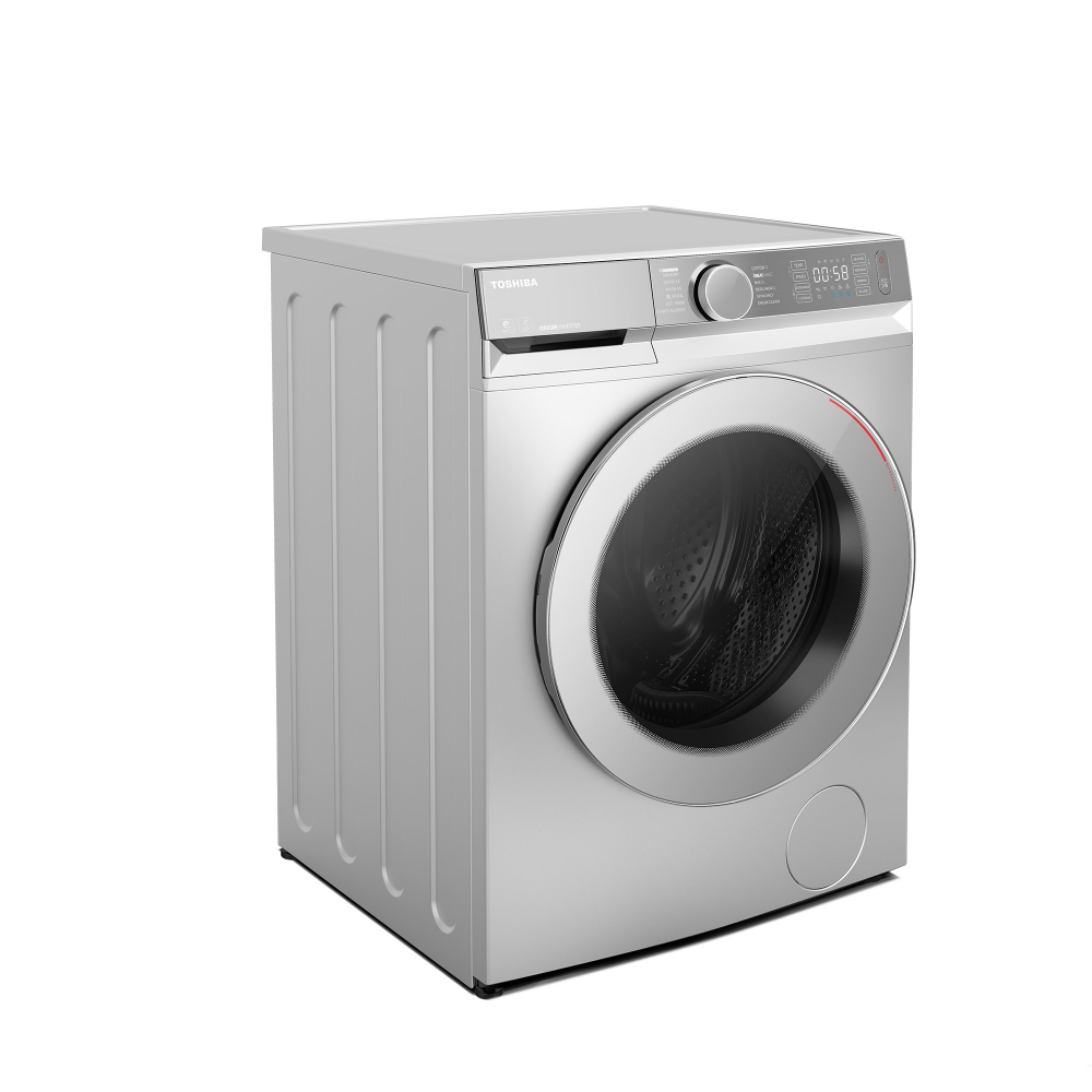 Masina de spalat Toshiba TW-BK100GF4, 9 kg, 1400 RPM, Clasa A, Motor Inverter, Functie Abur, Tehnologie UFB, Wi-Fi, Alb [1]