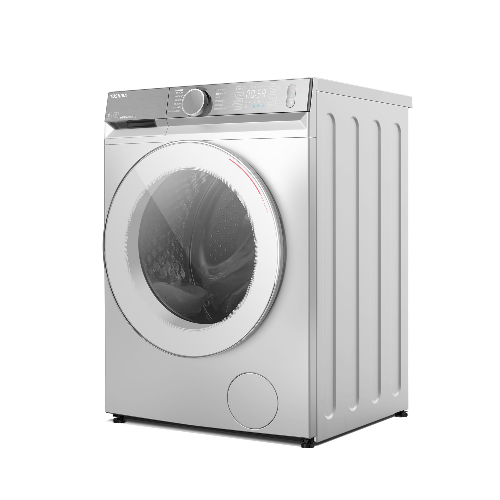 Masina de spalat Toshiba TW-BK100GF4, 9 kg, 1400 RPM, Clasa A, Motor Inverter, Functie Abur, Tehnologie UFB, Wi-Fi, Alb [2]
