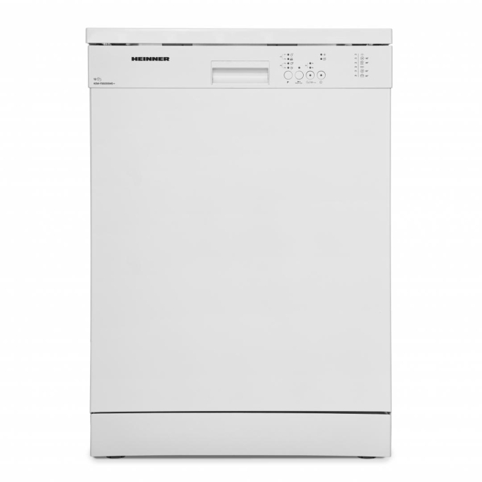 Masina de spalat vase Heinner HDW-FS6006WE++, 12 Seturi, 6 programe, Half load, Aquastop, 60 cm, Clasa E,Alb [2]